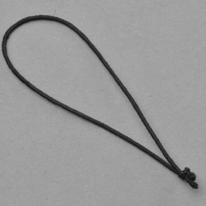 Fertigschleifen mit Einfachknoten 200 mm | schwarz