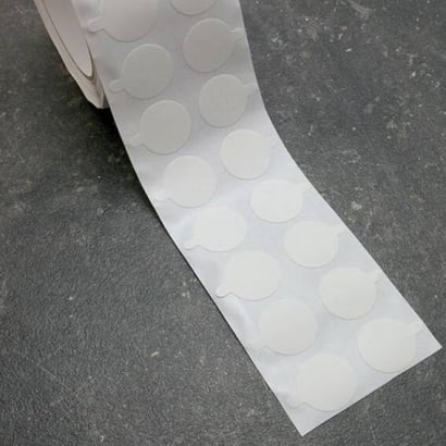 Doppelseitige Papiervlies-Klebepunkte, stark/stark 30 mm | 1000 Stk