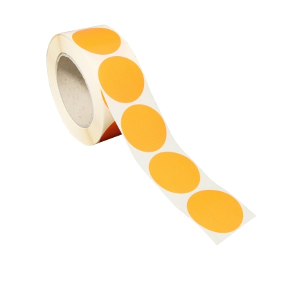 Markierungspunkte aus Papier orange | 40 mm