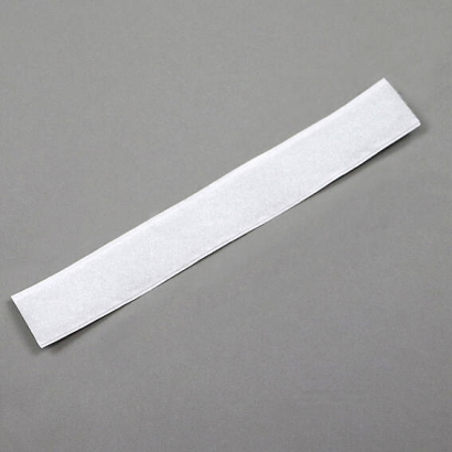 Klettstreifen aus selbstklebendem Flauschband, 20 x 150 mm, weiß 