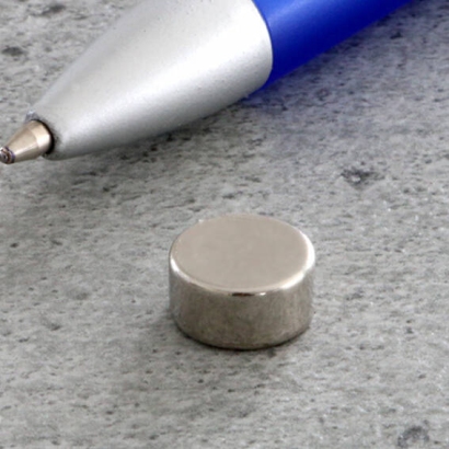 Scheibenmagnete aus Neodym, 10 mm x 5 mm, N35 