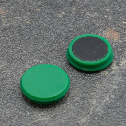 Büromagnet, rund 24 mm | grün
