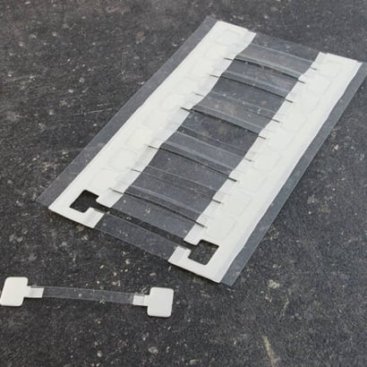 Regalwobbler aus Kunststoff, 75 mm, permanent, 10er Block 