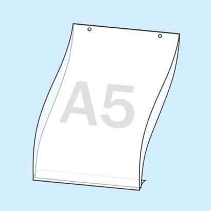 Plakattaschen, Hart-PVC DIN A5 Hochformat
