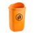 Abfallbehälter 50 L, Außenbereich orange