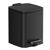 Kosmetikeimer Softclose 6 Liter, eckig schwarz