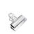 Briefklemmer mit Federclip, Metall 75 x 70 mm