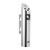 Wandaschenbecher MELBOURNE, Edelstahl, silber 30 cm