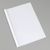 Thermobindemappe A4 mit Schlitz, Leinenkarton, 15 Blatt, weiß  | 240 g/m² | 1.5 mm