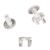 Displayschrauben aus Kunststoff, transparent 4,8 mm Durchmesser, 25 mm lang