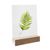 Kartenhalter aus Holz gerader Einsteckschlitz | Buche | 100 mm | natur