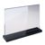magnetischer T-Aufsteller mit schwarzem Sockel Querformat | A4 210 x 297 mm