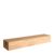 Kartenhalter aus Holz, Sockel für variables Stecksystem MODUL gerader Einsteckschlitz | 210 mm | Eichenholz