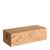 Kartenhalter aus Holz, Sockel für variables Stecksystem MODUL gerader Einsteckschlitz | 100 mm | Eichenholz