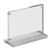 magnetischer T-Aufsteller mit transparent-matten Sockel A6 105 x 148 mm  | Querformat 