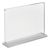 magnetischer T-Aufsteller mit transparent-matten Sockel A4 210 x 297 mm  | Querformat 