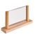 Tischaufsteller mit 2 Acrylplatten 100 x 150 mm 