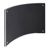 magnetischer Bilderrahmen, gebogen 175 x 240 mm/A5  | transparent|schwarz 