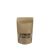 Standbodenbeutel Kraftpapier mit Sichtfenster 110 x 185 mm | braun