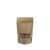 Standbodenbeutel Kraftpapier mit Sichtfenster 130 x 225 mm | braun