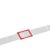 Datumsweiser, mit Knebelgummi und Metallsplinten, rot, Schlitzfenster ES3, 20 x 31 mm innen, 27 x 41 mm außen | 330 mm