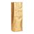 Seitenfaltenbeutel mit Aromaschutzventil, gold 280 x 80 mm