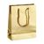 Geschenktasche, glänzend gold | 20 x 25 x 8 cm