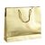 Geschenktasche, glänzend gold | 40 x 35 x 10 cm