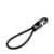 Gummispanner mit Haken 90 mm | schwarz 