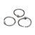 Heftringe Metall 19 mm  | silber 