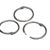Heftringe Metall 32 mm  | silber 