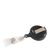Ausweisjojo mit Ansteckclip schwarz