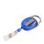 Ausweisjojo mit Clip blau, transparent
