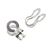 Einhängeösen für Kugelketten, 3,2 mm, vernickelt 3,2 mm