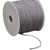 Atlaskordel auf Rolle, 2 mm x 100 m, Viskose silber|grau 
