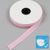 Schrägband, Baumwolle und Polyester, 20 mm (Rolle mit 25 m) rosa