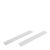 Klettband doppelseitig, Rolle mit 25 m 20 mm | weiß 