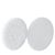 Klettpunkte auf Bogen, Set aus Haken und Flausch 33 mm | weiß  | Set - Haken und Flausch  | 96 Paar
