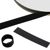 Klettband Back to Back, Rolle mit 5 m, schwarz 20 mm