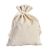 Säckchen à la Leinen, Schmalseite offen, naturfarben, Pack mit 3 Stück, 220 x 300 mm