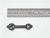 Briefknopf Beta, 30 x 5 mm schwarz 