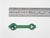 Briefknopf Jota, 36 x 8 mm grün 