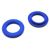 Greiflochringe 23,5 mm, Kunststoff blau