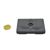 Gummierte Magnete, rechteckig, mit Innengewinde schwarz | M5x4,9 mm | 29,6 kg