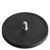 Gummierte Magnete mit Gewinde schwarz  | 88 mm | M8x15 mm 