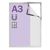 Magnetrahmen A3 Window Frame silber 