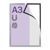 Magnetrahmen A3, selbstklebend silber  | randklebend (best price) 