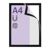 Magnetrahmen A4, selbstklebend schwarz  | randklebend (best price) 