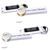 Namensschilder amigo® alu-print Nadel weiß  | circle  | gold  | gold 