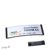 Namensschild mit Nadel polar® 64 x 22 mm  | schwarz 